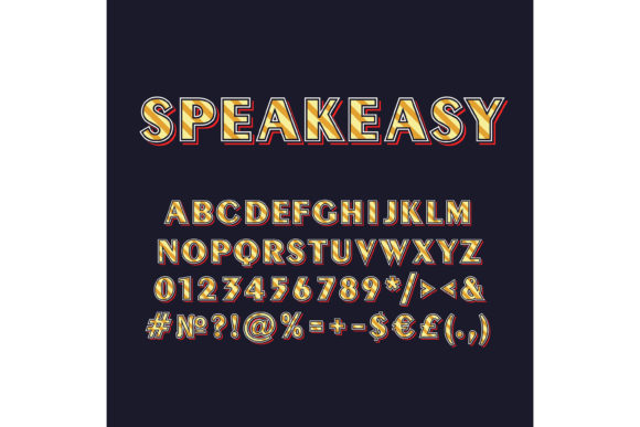 Bridging the Gap Between Nostalgia and Innovation: The Strategic Value of the Speakeasy Vintage 3D Vector Alphabet Set