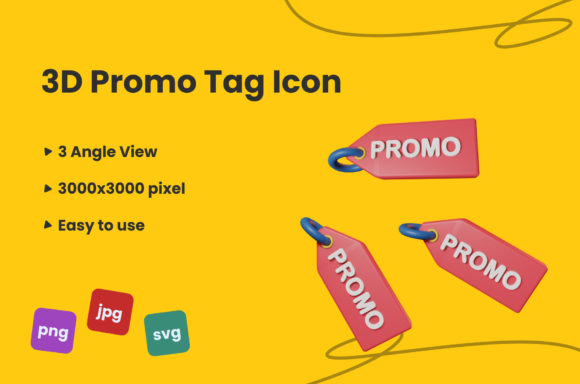 Elevating Brand Visibility: The Strategic Impact of the 3D Promo Tag Icon in Digital Design