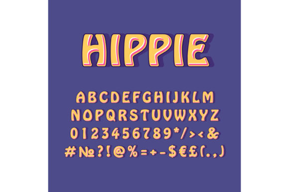 Hippie Vintage 3d Vector Alphabet Set: Navigating the Retro Design Landscape