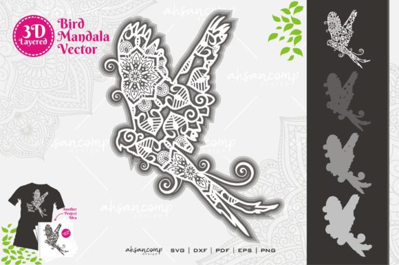 Parrot Mandala Vector 3D Layered 4: A Comprehensive Guide to Digital Design Implementation