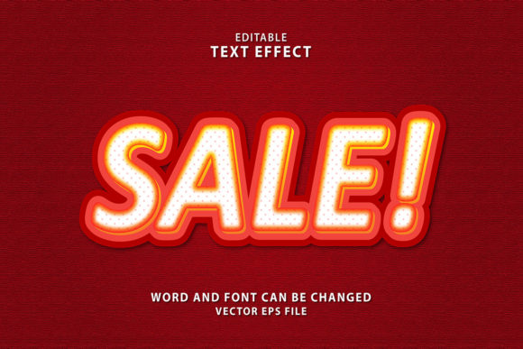 Sale 3D Editable Text Effect: A Complete Design Resource